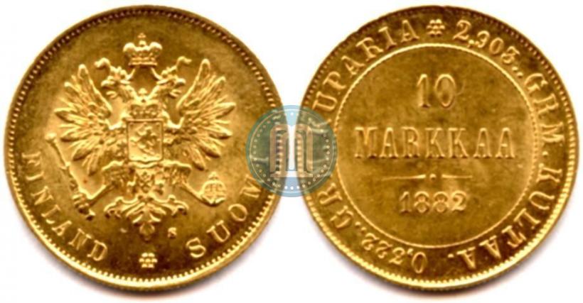 Picture 10 markkaa 1882 year S 