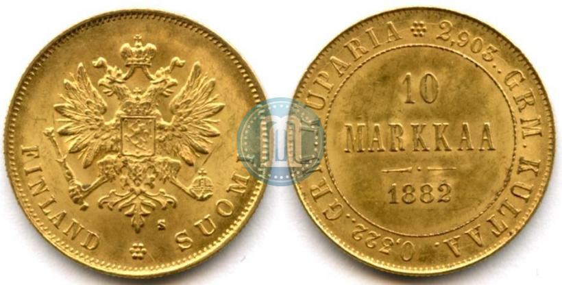 Picture 10 markkaa 1882 year S 