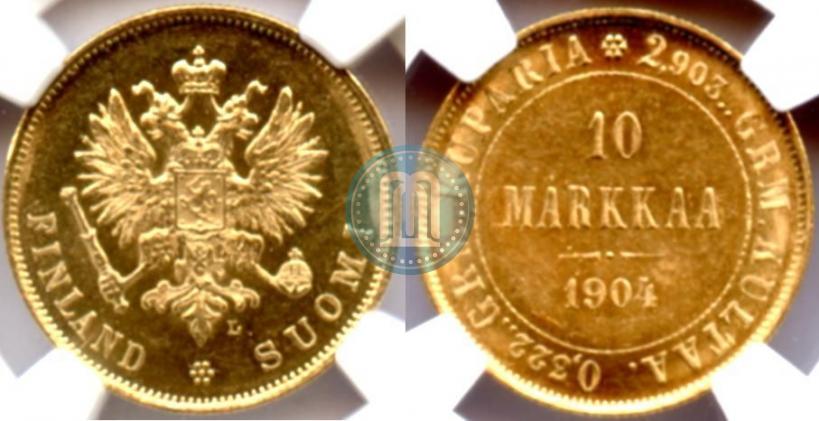 Picture 10 markkaa 1904 year L 
