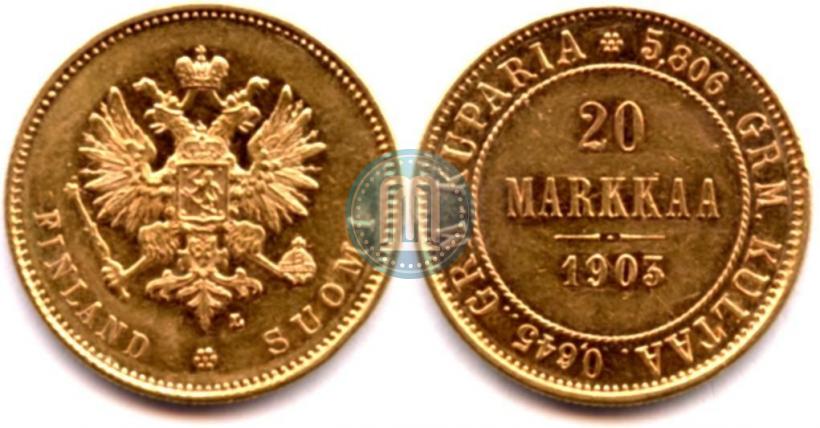 Picture 20 markkaa 1903 year L 
