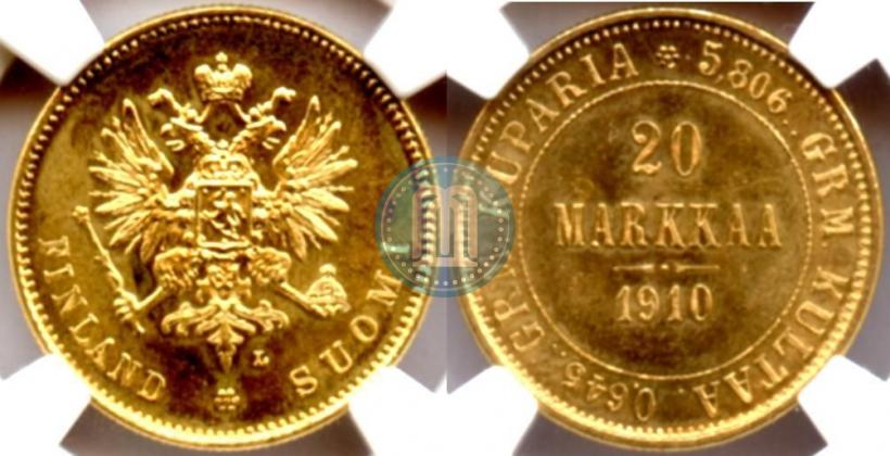Picture 20 markkaa 1910 year L 