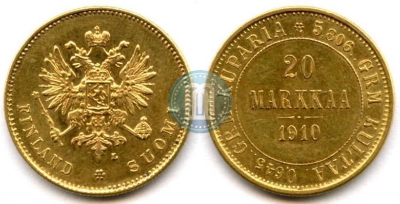 Picture 20 markkaa 1910 year L 