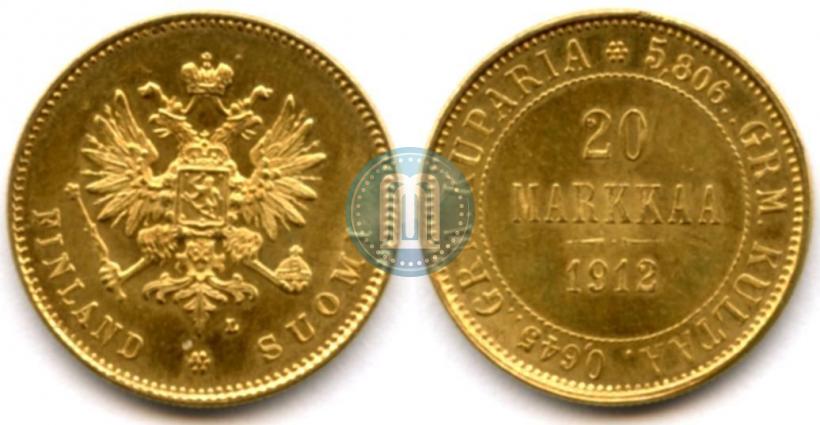 Picture 20 markkaa 1912 year L 