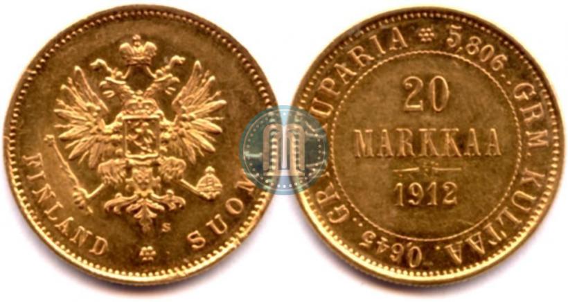 Picture 20 markkaa 1912 year S 