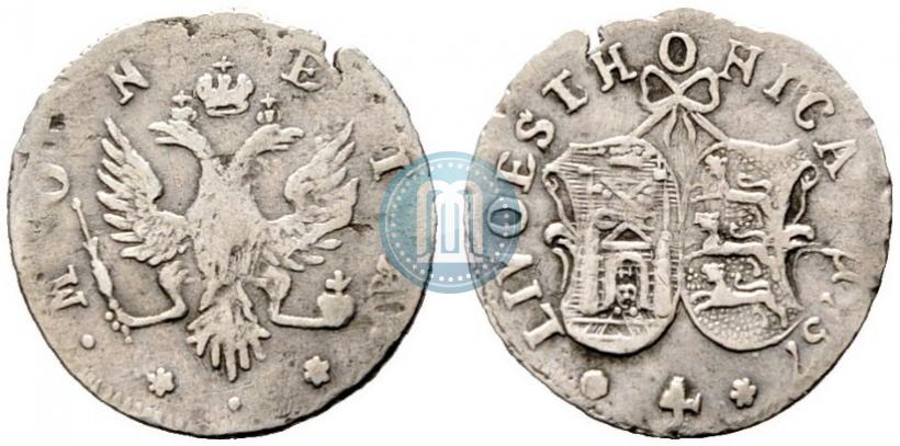 Фото 4 копейки 1757 года  "Ливонез"