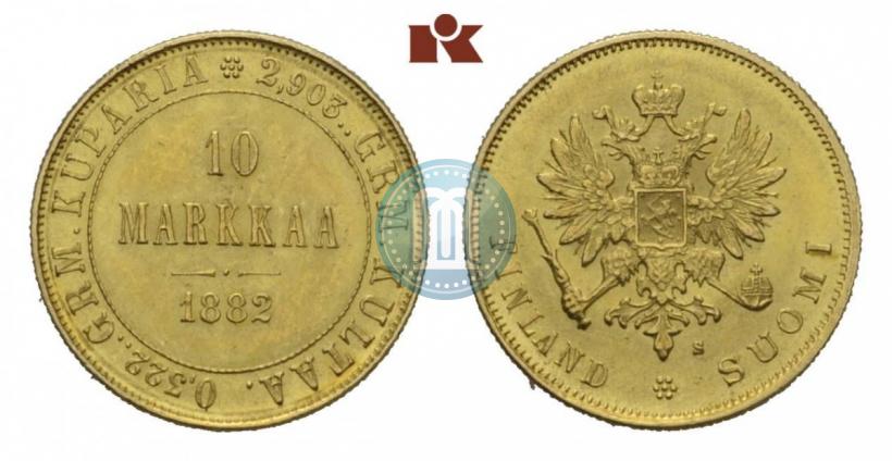 Фото 10 марок 1882 года S 