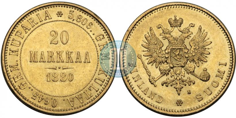 Фото 20 марок 1880 года S 