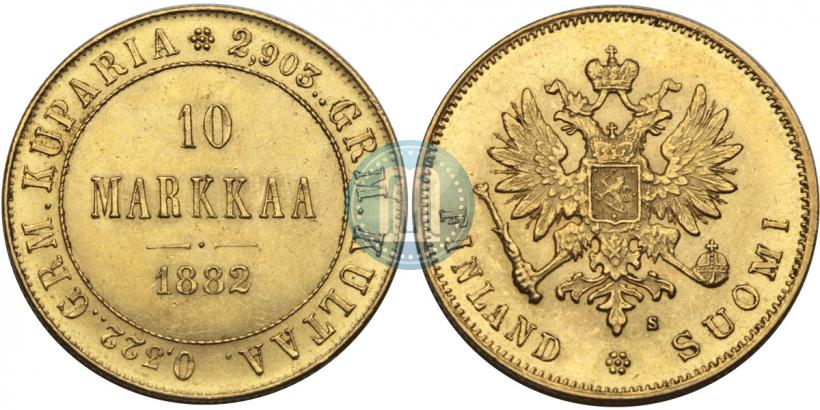Фото 10 марок 1882 года S 