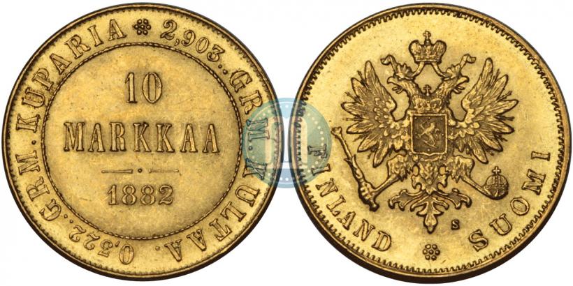 Picture 10 markkaa 1882 year S 
