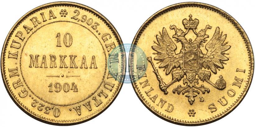 Picture 10 markkaa 1904 year L 