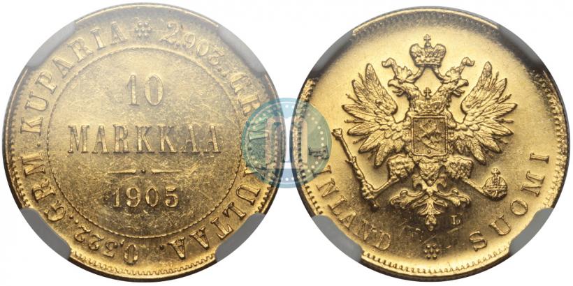 Picture 10 markkaa 1905 year L 