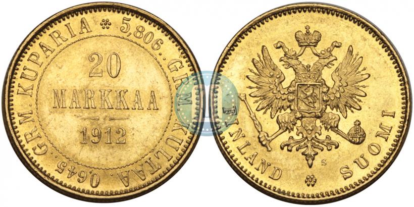 Picture 20 markkaa 1912 year S 