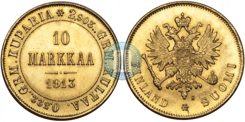 Picture 10 markkaa 1913 year S 