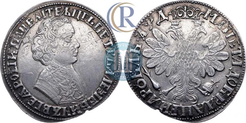 Фото 1 рубль 1704 года  