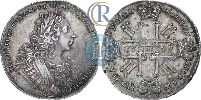 Picture 1 rouble 1729 year  "Type of 1729"