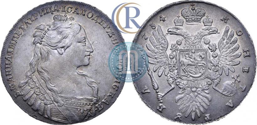 Picture 1 rouble 1734 year  "Type of 1735"