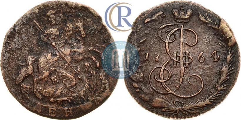 Фото Денга 1764 года ЕМ 