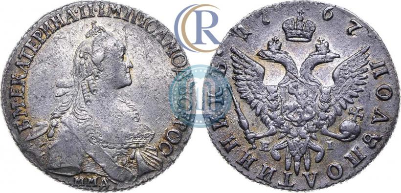 Фото Полуполтинник 1767 года ММД-EI 