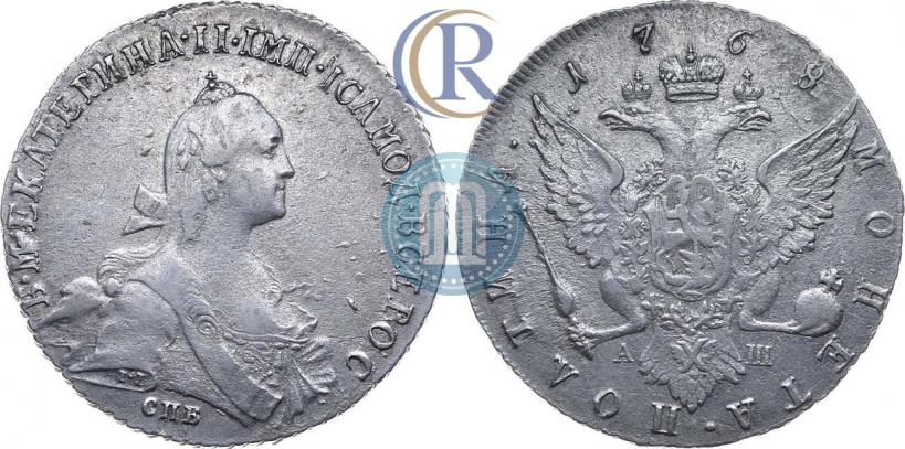 Picture Poltina 1768 year СПБ-АШ 