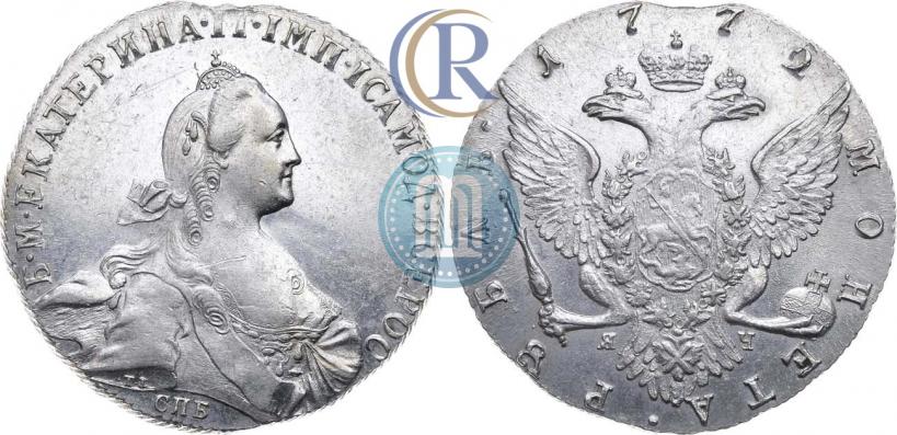 Picture 1 rouble 1772 year СПБ-ЯЧ-Т.I. 