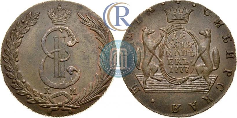 Picture 10 kopecks 1777 year КМ 