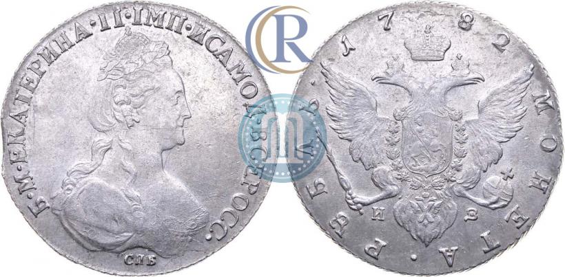 Picture 1 rouble 1782 year СПБ-ИЗ 
