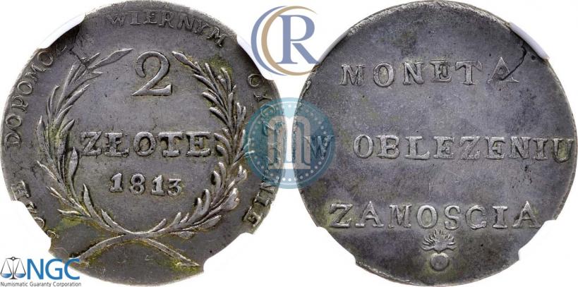 Picture 2 złote 1813 year  