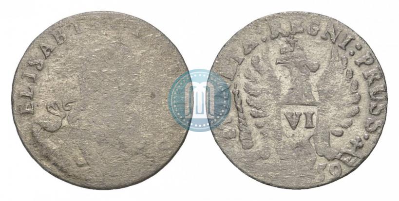 Picture 6 groszy 1759 year  