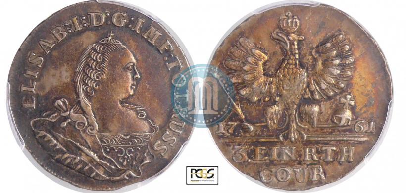 Picture 1/3 Thaler 1761 year  