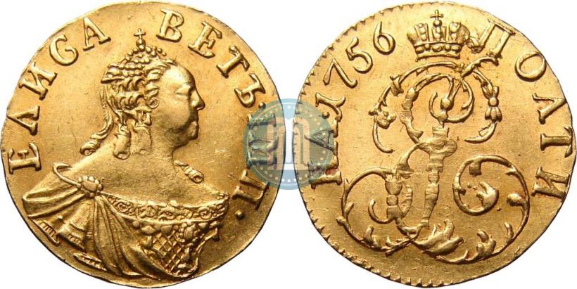 Фото Полтина 1756 года  