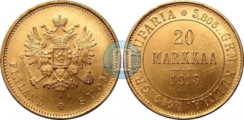 Фото 20 марок 1913 года S 