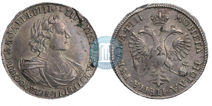 Picture 1 rouble 1718 year OK-L 