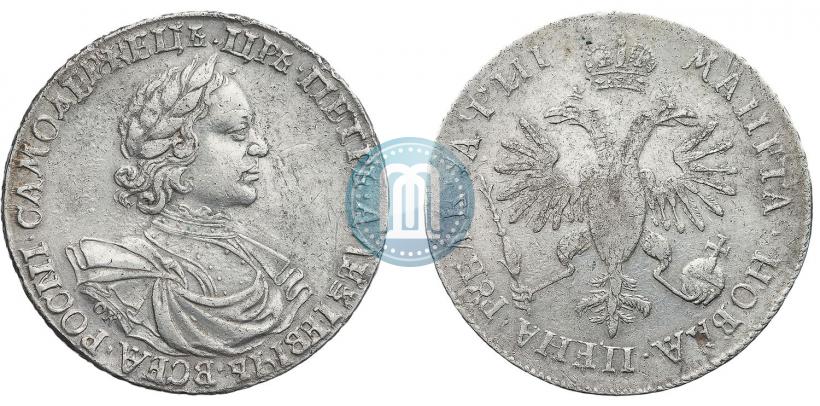 Picture 1 rouble 1718 year OK-L 