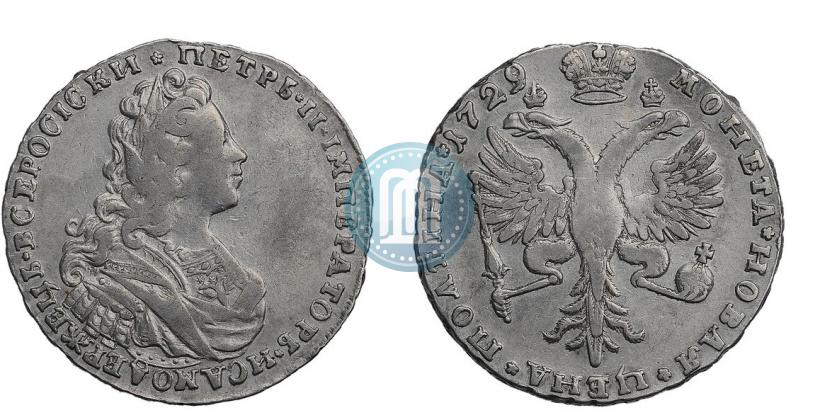 Picture Poltina 1727 year  "Moscow type"