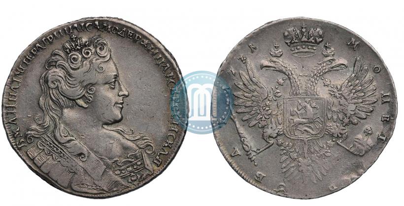 Фото 1 рубль 1731 года  