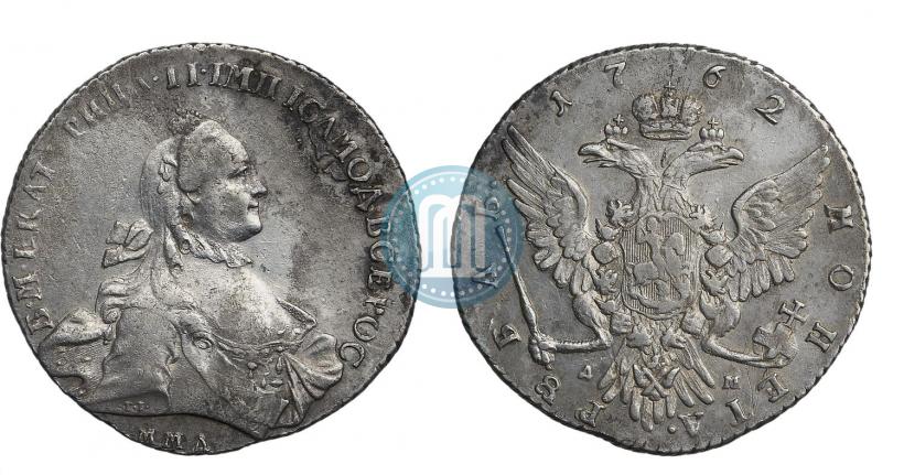 Picture 1 rouble 1762 year ММД-ДМ 