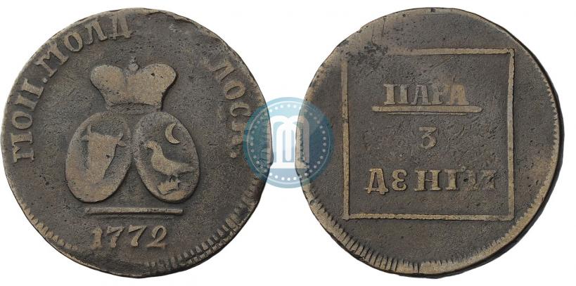 Picture Para - 3 dengas 1772 year  