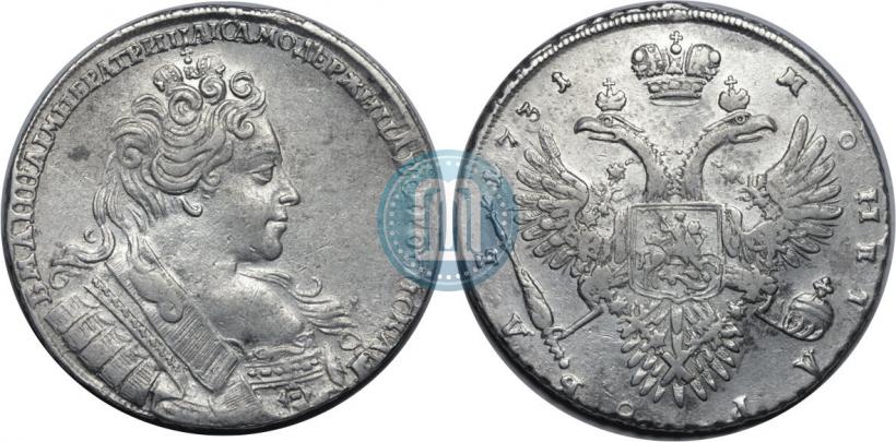 Фото 1 рубль 1731 года  