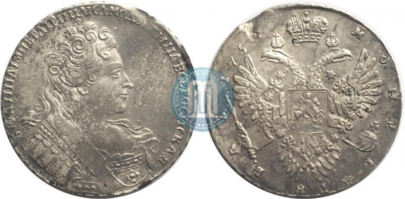 Picture 1 rouble 1732 year  