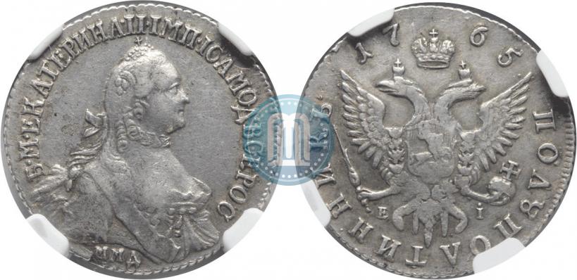 Фото Полуполтинник 1765 года ММД-EI-Т.I. 