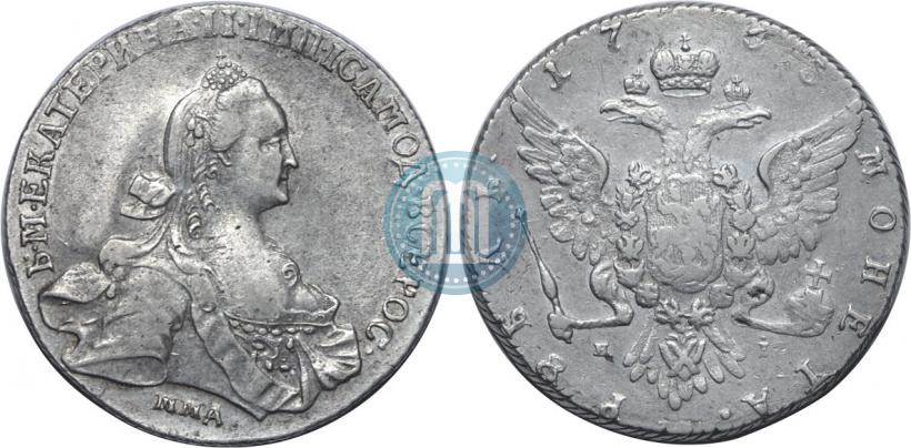 Фото 1 рубль 1768 года ММД-EI 