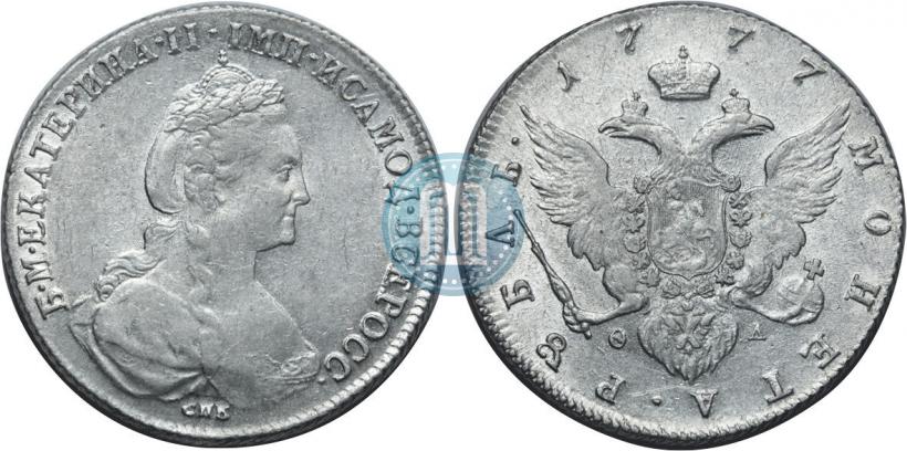 Picture 1 rouble 1777 year СПБ-ФЛ 