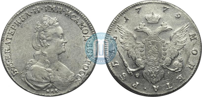 Picture 1 rouble 1779 year СПБ-ФЛ 