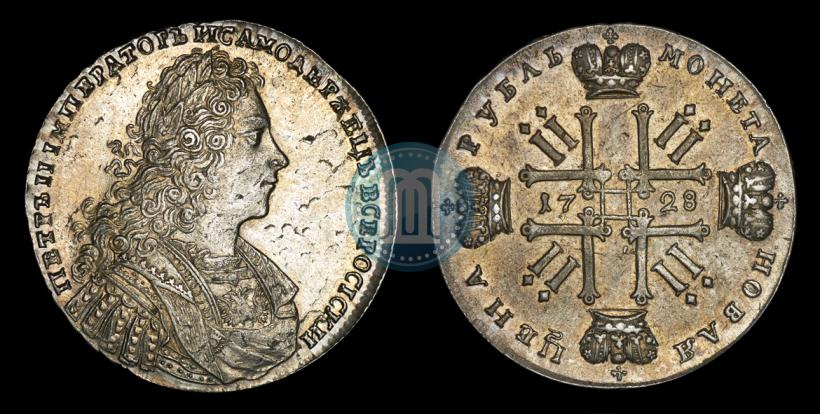 Фото 1 рубль 1728 года  "Тип 1728"