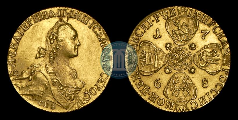 Picture 10 roubles 1768 year СПБ 