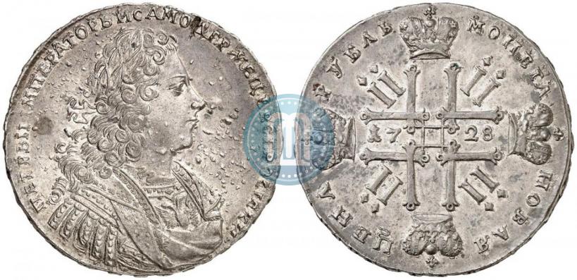 Фото 1 рубль 1728 года  "Тип 1728"