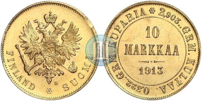 Picture 10 markkaa 1913 year S 