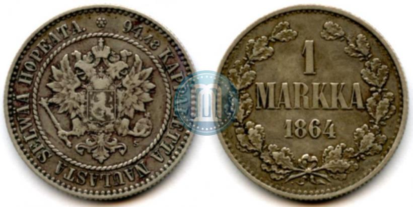 Фото 1 марка 1864 года S 