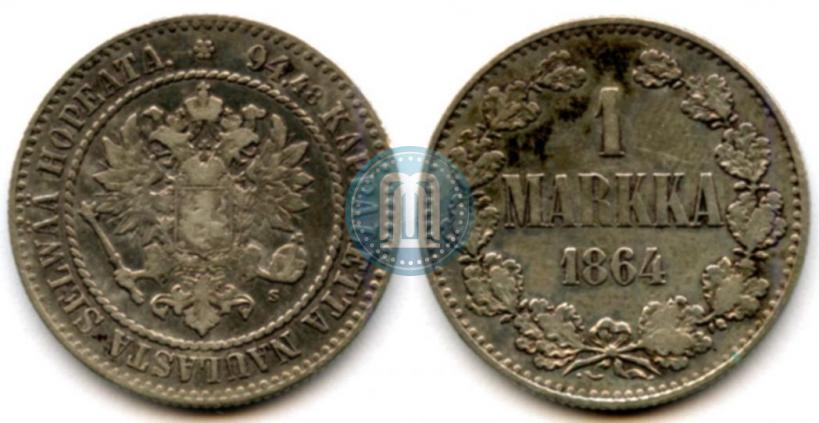 Фото 1 марка 1864 года S 
