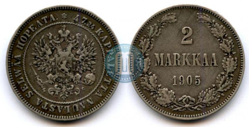 Picture 2 markkaa 1905 year L 